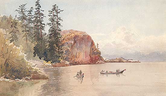 #9 ~ Bell-Smith - Siwash Indian Canoes