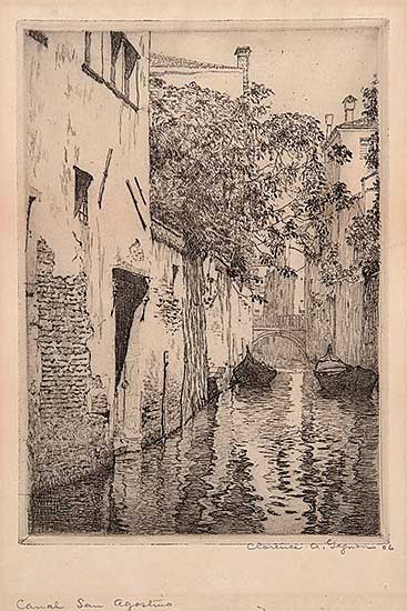 #42 ~ Gagnon - Canal San Agostino, Venice