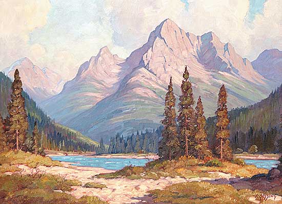 #43 ~ Gissing - Mount Selkirk and Vermillion River