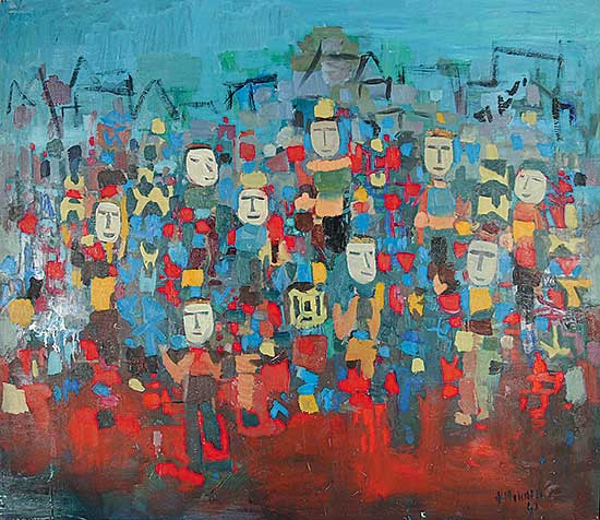 #79 ~ Mitchell - Untitled - Bustling City