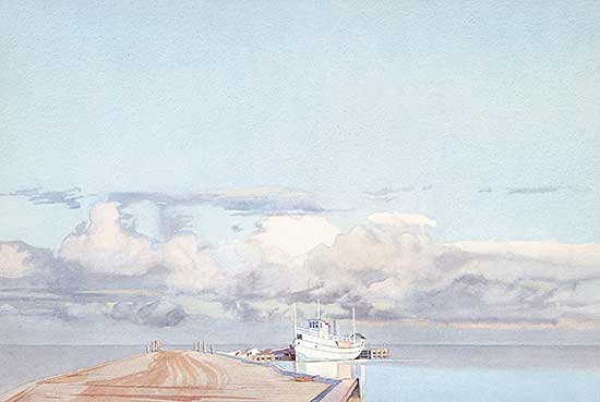 #105 ~ Phillips - Wharf at Hnausa, Winnipeg