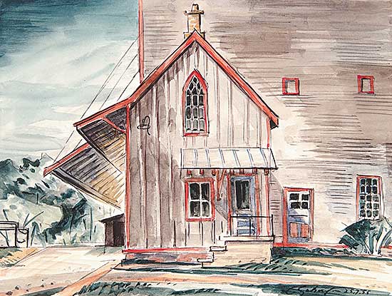 #120 ~ Schaefer - Mill at New Dundee, Waterloo County