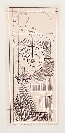 #447 ~ Duchamp - The Coffee Mill  [from a cancelled plate]
