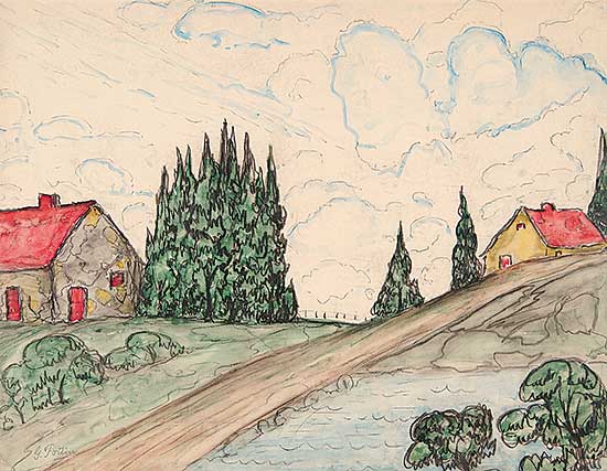 #459 ~ Fortin - Untitled - Country Road