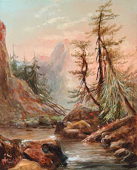 #470 ~ Hawksett - Untitled - Mountain River