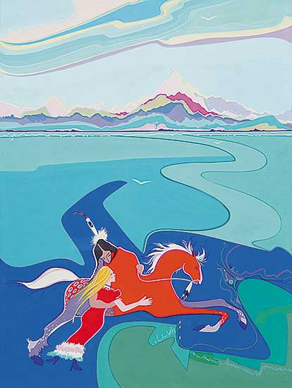 #483 ~ Janvier - Carried Into the Sunset
