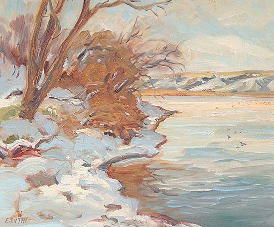 #496 ~ Luthi - Untitled - Winter Stream