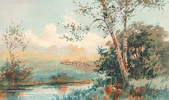 #508 ~ Matthews - Untitled - A View of Warwickshire