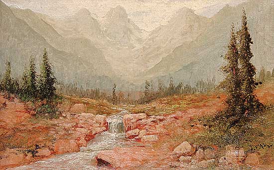 #520 ~ Neogrady - Untitled - Mountain Waterfall