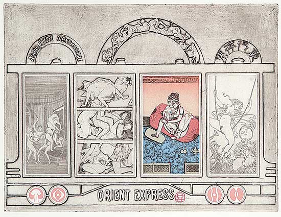 #544 ~ Sawai - Orient Express - Centre  #18/100
