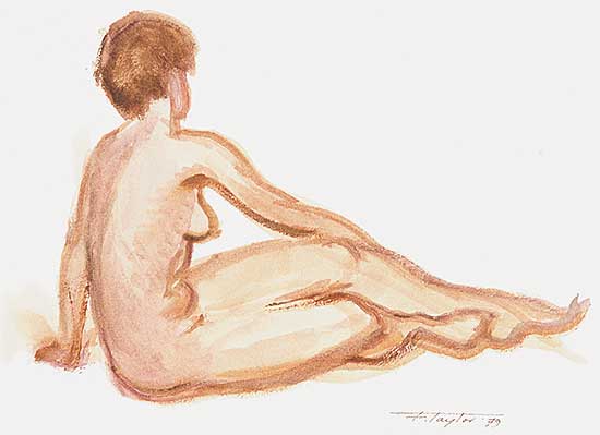 #576 ~ Taylor - Seated Nude