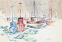 #88 ~ Mitchell - Untitled - Sailing Ships
