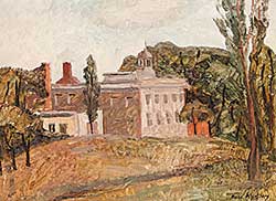#149 ~ Wiselberg - View of Seminary, at Water Ave., Westmount, Que.