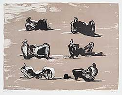 #312 ~ Moore - Six Reclining Figures  #A.P.