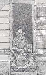 #441 ~ Cox - Untitled - Sitting on the Doorstep