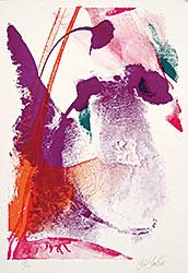 #485 ~ Jenkins - Untitled - Purple, Orange and Red  #28/40