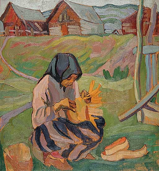 #71 ~ MacLeod - Untitled - The Basket Weaver