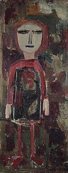 #84 ~ Mitchell - Untitled - Girl  with Red and Black Jumper