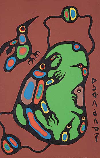 #89 ~ Morrisseau - Four Directions 2-4