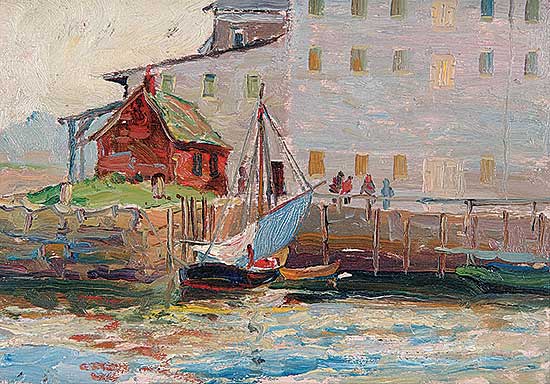 #94 ~ Perrigard - Morning in the Harbour