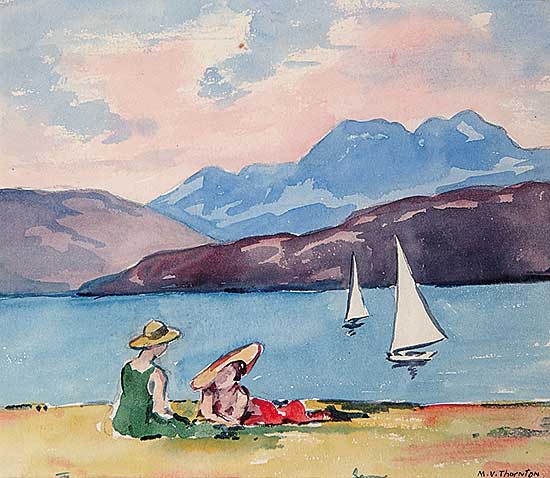 #116 ~ Thornton - Untitled - Afternoon at the Beach