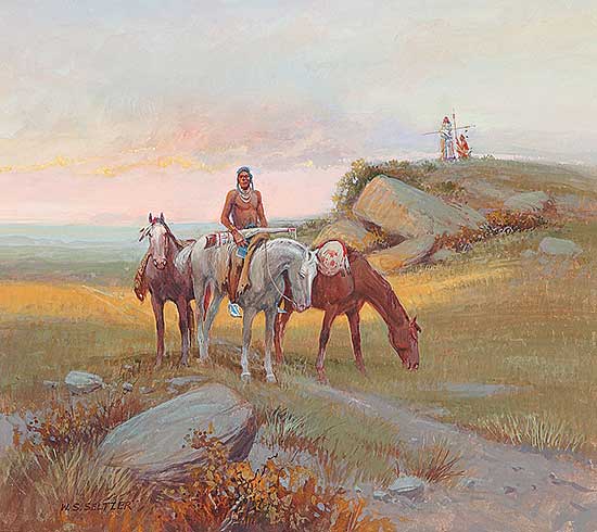 #215 ~ Seltzer - Blackfoot Scouting Party