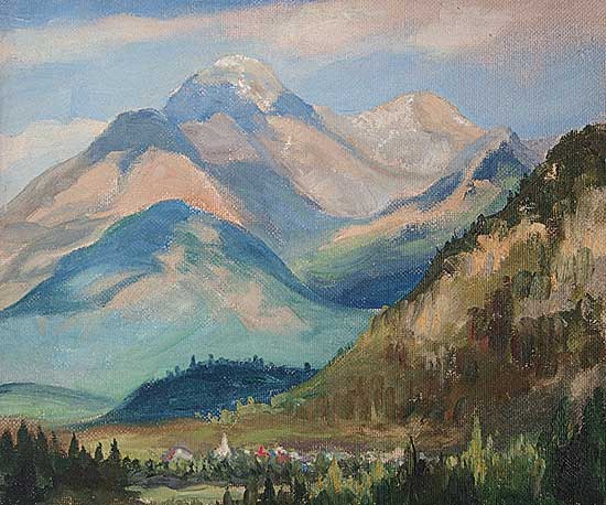 #401 ~ Aked - Untitled - The Mountain Village
