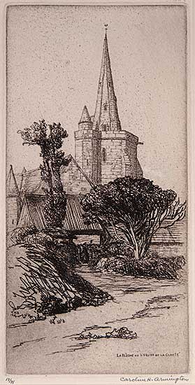 #409 ~ Armington - La Fleche de l'Eglise de la Clarte  #17/75