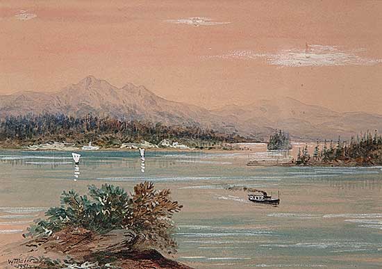#412 ~ Baber - Untitled - Steamship Heading Home