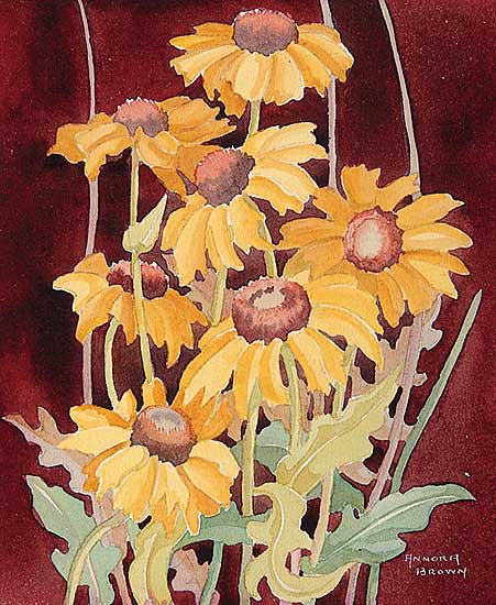 #421 ~ Brown - Untitled - Gaillardia aristata