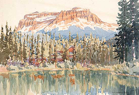 #442 ~ Coverley-Price - Untitled - Castle Mountain Reflection