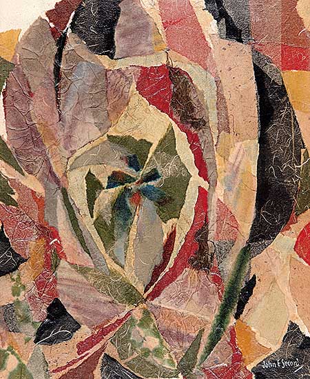 #545 ~ Secord - Untitled - Abstract Floral Composition