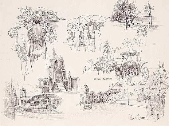 #553 ~ Secord - Untitled - Studies of Nassau