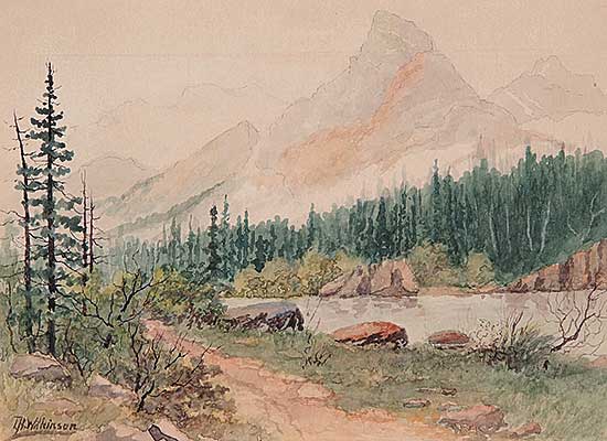 #603 ~ Wilkinson - Untitled - Rocky Mountain River