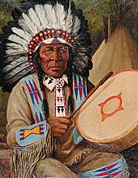 #79 ~ Metzger - Untitled - Plains Chief