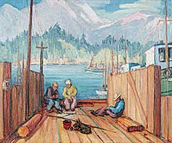 #113 ~ Thornton - Untitled - Coastal Fishermen