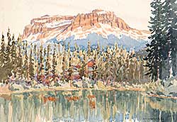 #442 ~ Coverley-Price - Untitled - Castle Mountain Reflection