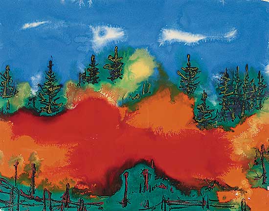 #9 ~ Beaulieu - Untitled - Colourful Landscape