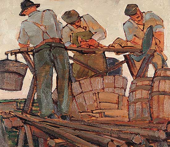 #37 ~ Curry - Untitled - Morning's Catch, Peggy's Cove