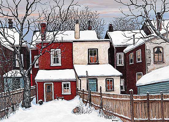 #64 ~ Kasyn - Backyard in Deep Snow, Cabbagetown