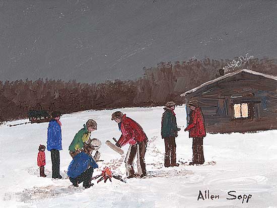#110 ~ Sapp - Untitled - Warming Up By the Fire