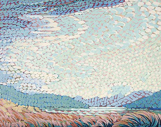 #114 ~ Shelton - Untitled - Chinook Arch Over a Mountain Lake