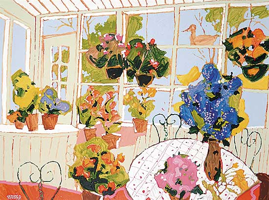 #116 ~ Simard - Untitled - Summer Bounty on the Porch