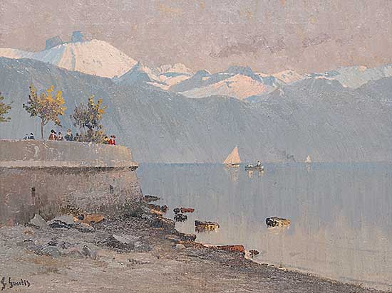 #210 ~ Gaulis - Untitled - A Mountain Resort