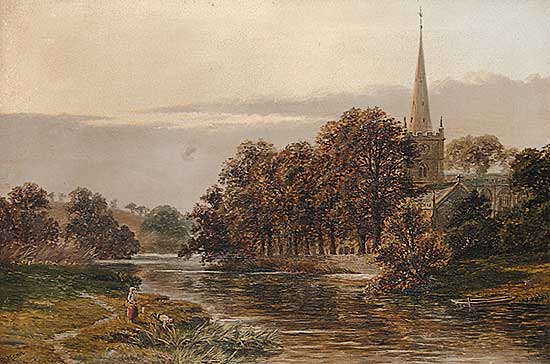#219 ~ Mann - On the Avon at Stratford