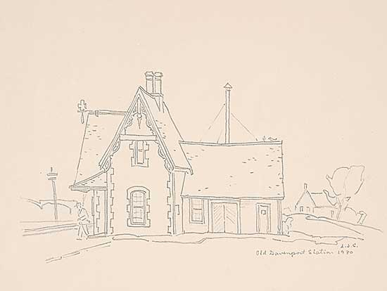 #443 ~ Casson - Old Davenport Station - 1930