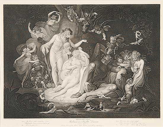 #465 ~ Fussli - A Midsummer Night's Dream, Act IV, Scene I