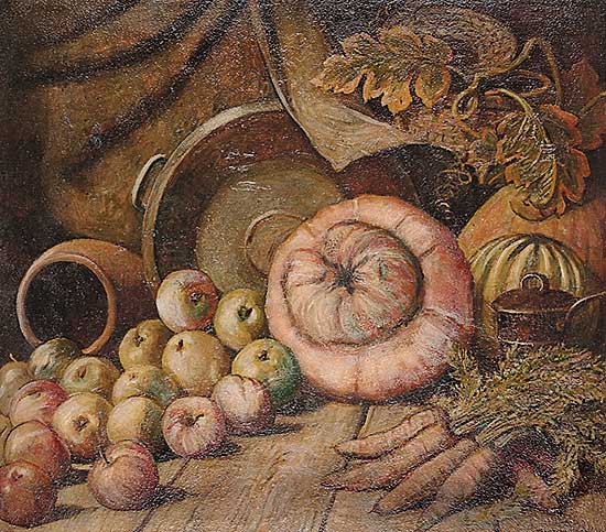 #469 ~ Gray - Untitled - Autumn Still Life