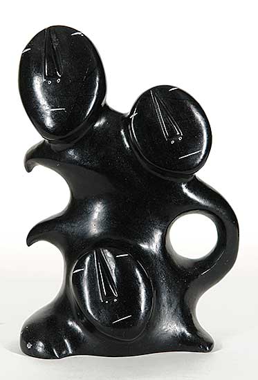 #492 ~ Arluk - Untitled - Three Faces