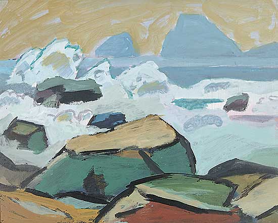 #503 ~ Irwin - Untitled - Rocky Coastline